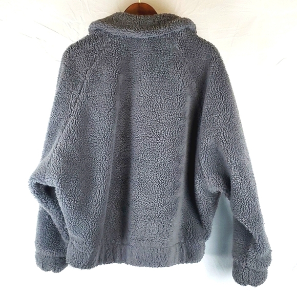 Urban Outfitters Gray Oversized Teddy Jacket‎ - Picture 6 of 6